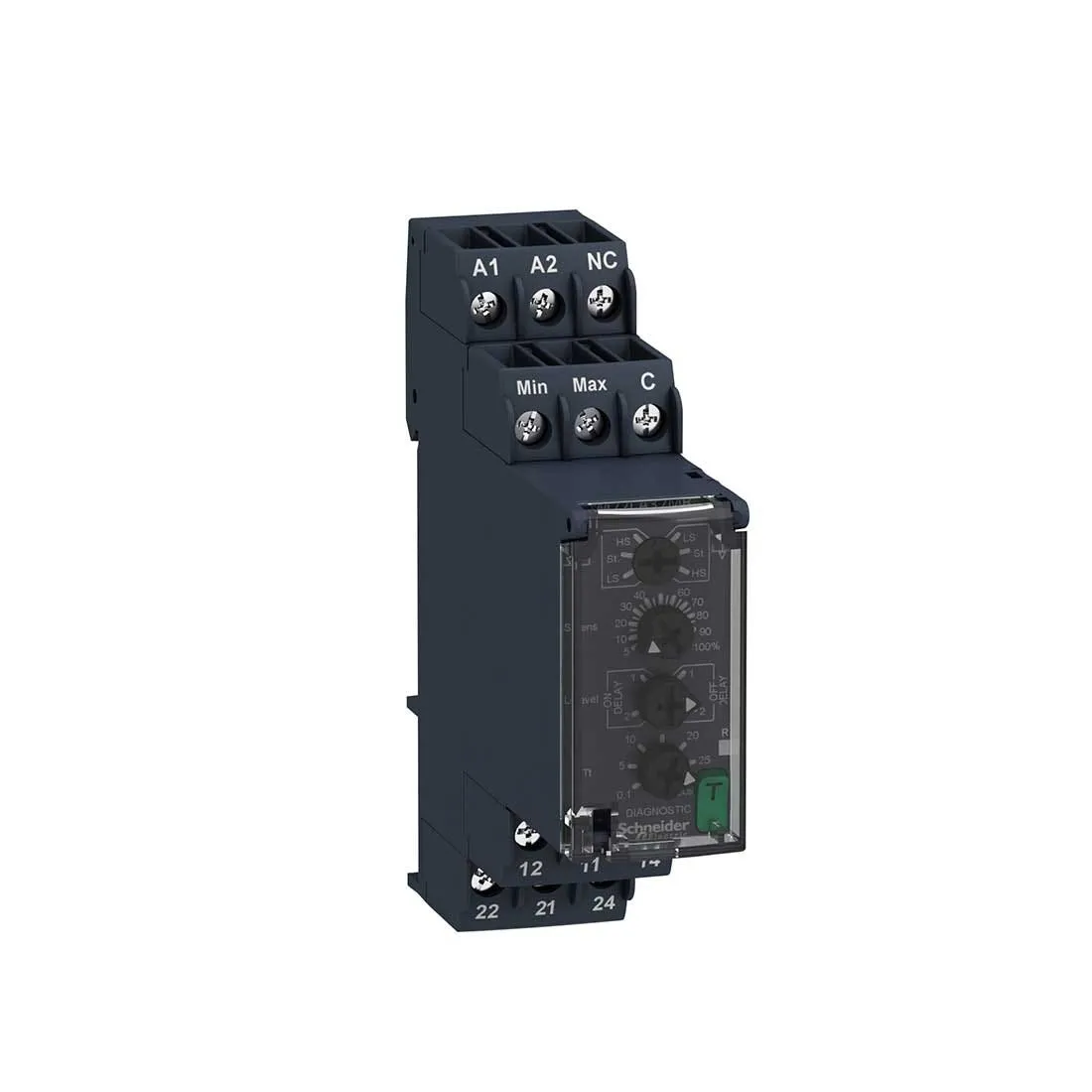 شنايدر - ريلي تحكم - 24-240V AC/DC 2C/O