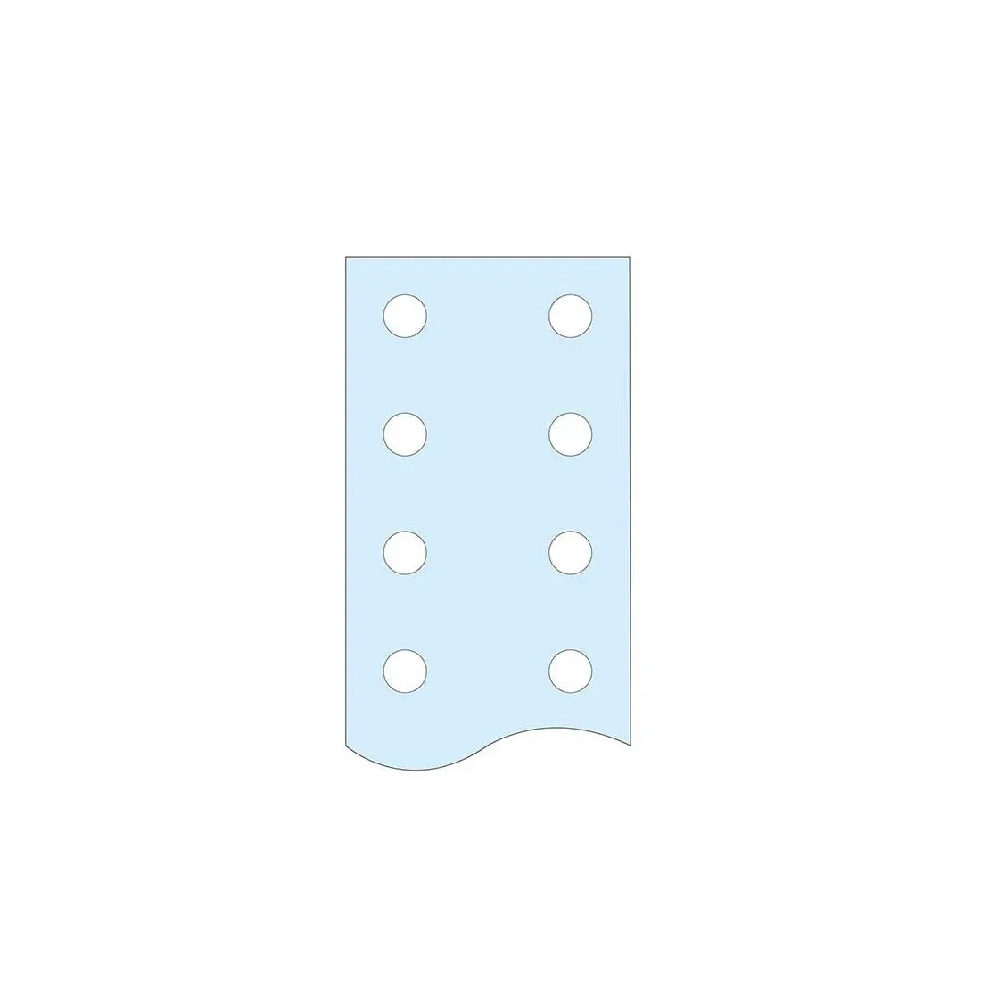شنايدر - إكسسوار لوحة خدمة - DRILLED VERTICAL FLAT BAR LINERGY BS 50X10 L1675