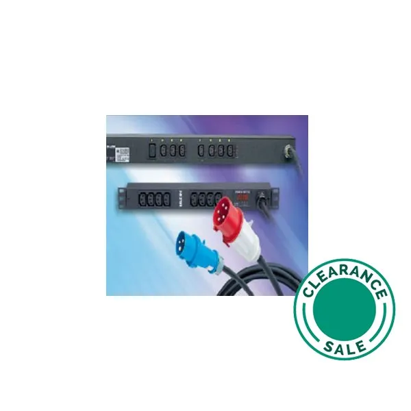 PDU، أساسي، قياسي، 13 أمبير، 230 فولت، أفقي، (8) BS1363، سلك طاقة 3 متر مع BS1363