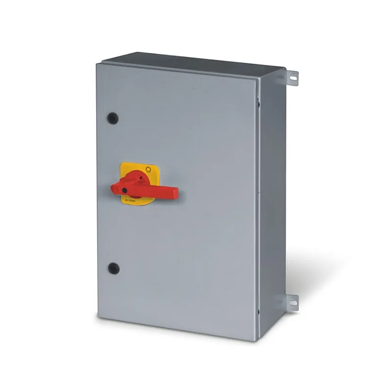 SCAME - Enclosed Switch Disconnector, 1600A, 3P, IP65, 600x1000x300mm, K6 IK10, Emergency Yellow/Red, Fire Rated F200