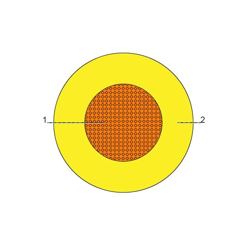 BAHRA CABLES - Building Wire, Cu/LS0H-XL, 450/750 V, 2.5mm2, RM, Yellow, BS EN 50525-3-41 (Formerly BS 7211:1998), 500 m