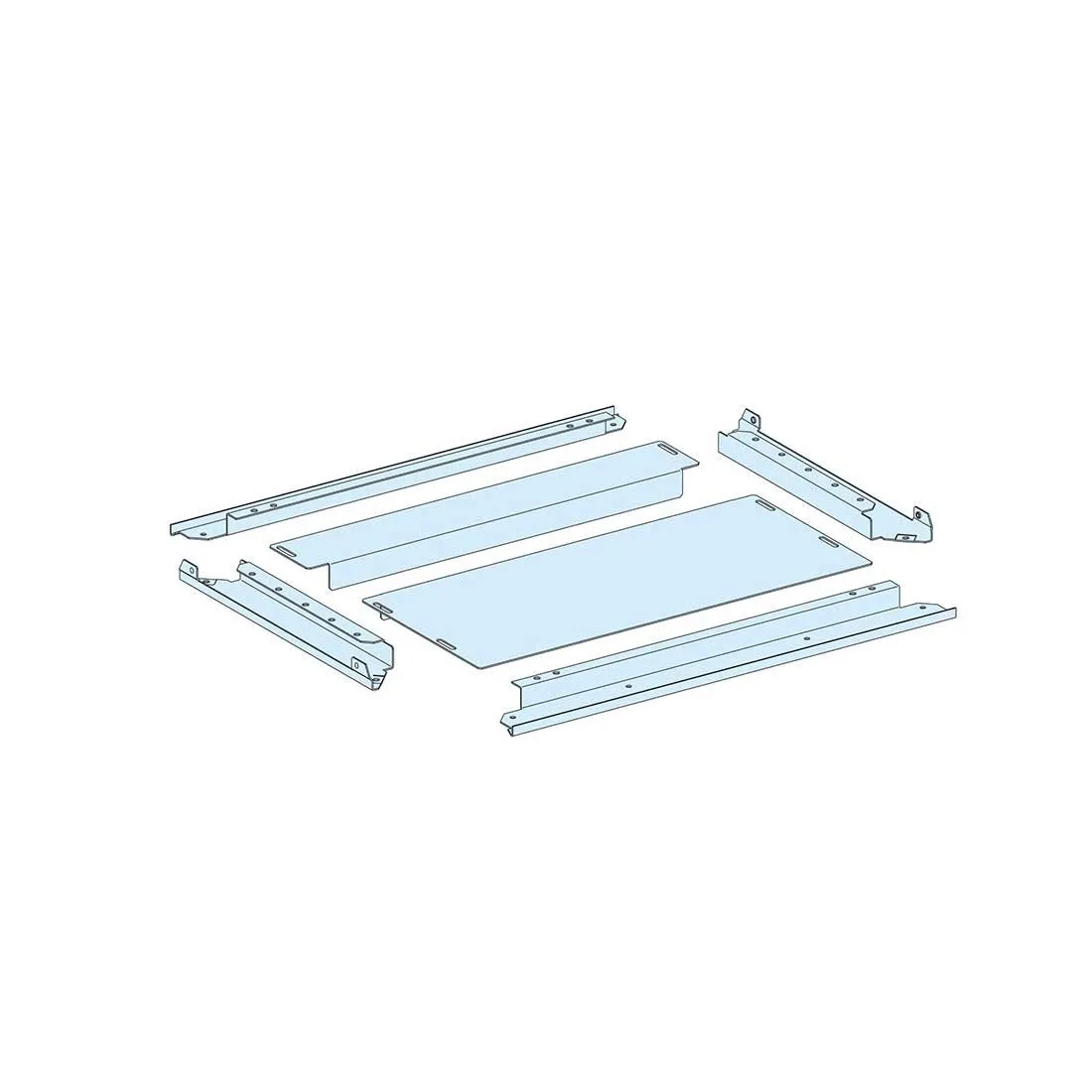 شنايدر - إكسسوار لوحة خدمة - IP30 2 PART GL.PL.W800 D600