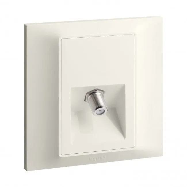 LEGRAND - Single TV socket Belanko S - "F" type - Ivory