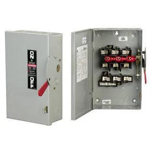 GENERAL ELECTRIC - Safety Switch, 30A 3P 240V Fusible, Nema 1