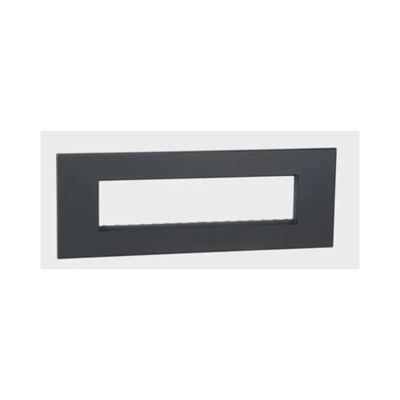 ليجراند - غطاء مع إطار Arteor، هندي، 8 موديول، مربع، Graphite