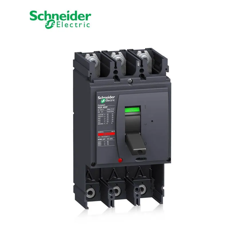 شنايدر - قاطع رئيسي 400 أمبير - ComPact NSX400L, 400A, 3P, 150kA at 415 VAC 50/60 Hz, w/o Trip Unit