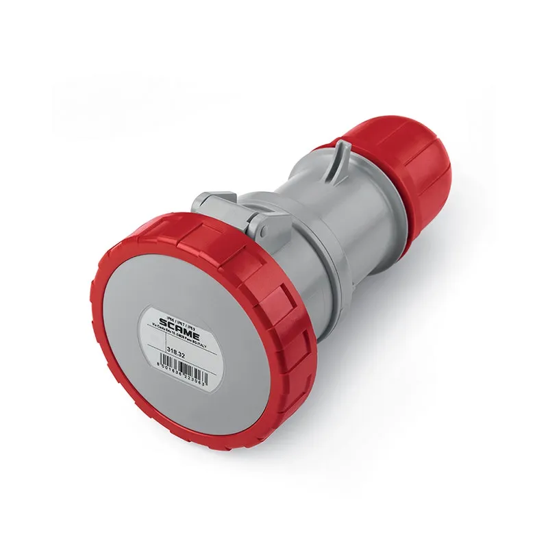 سكامي - موصل، 32A، 3P+E، 6h، IP66/IP67/IP69، 380-415V، 50Hz، 60Hz، أطراف لولبية