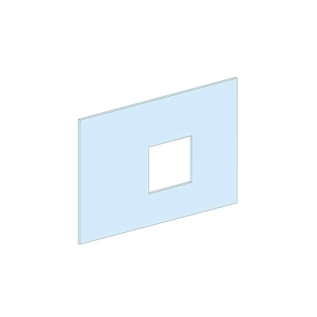 شنايدر - إكسسوار لوحة خدمة - FRONT PLATE NSX/CVS630 VERTICAL TOGGLE/ROTARY HANDLE/PLUG-IN WIDTH 600/650 9M