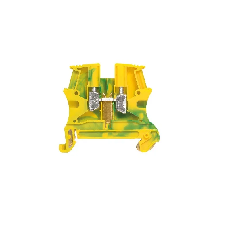 ليجراند - موصل أسلاك DIN RAIL - مقاس 10 مم - أخضر/أصفر