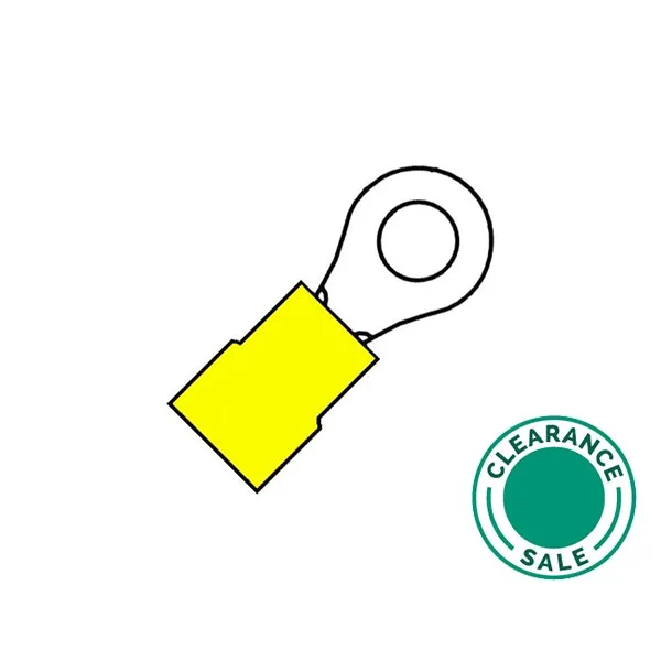 Insulated Terminal, 4-6mm Ring, M10