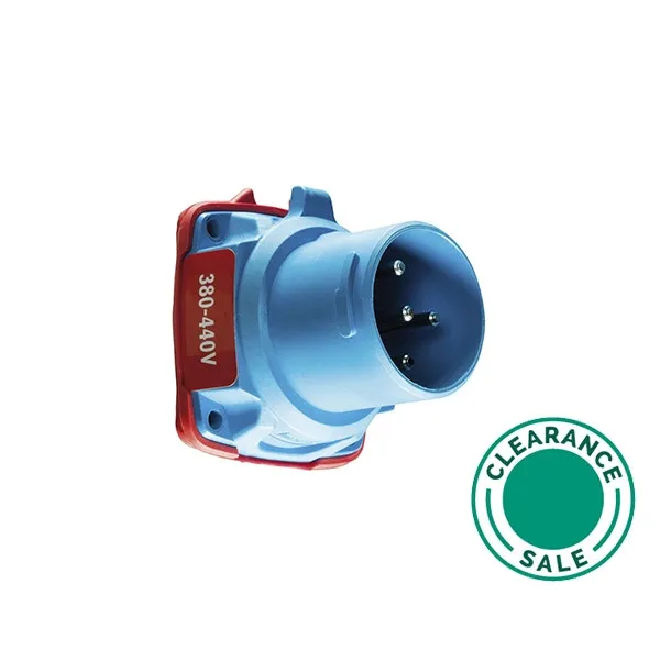 Plug, 20A, 230V, 1P+N+E, DSN1, Panel, MARECHAL