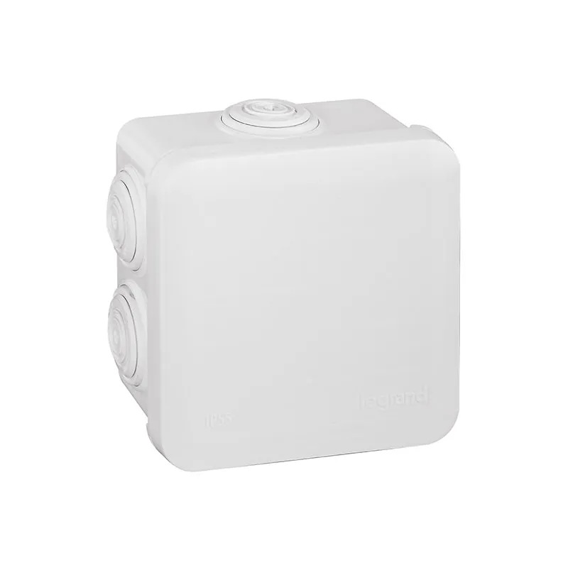 ليجراند - علبة التوصيل Plexo، 7 فتحة، تركيب سطحي، 80x80x45mm، IP55، IK07، White