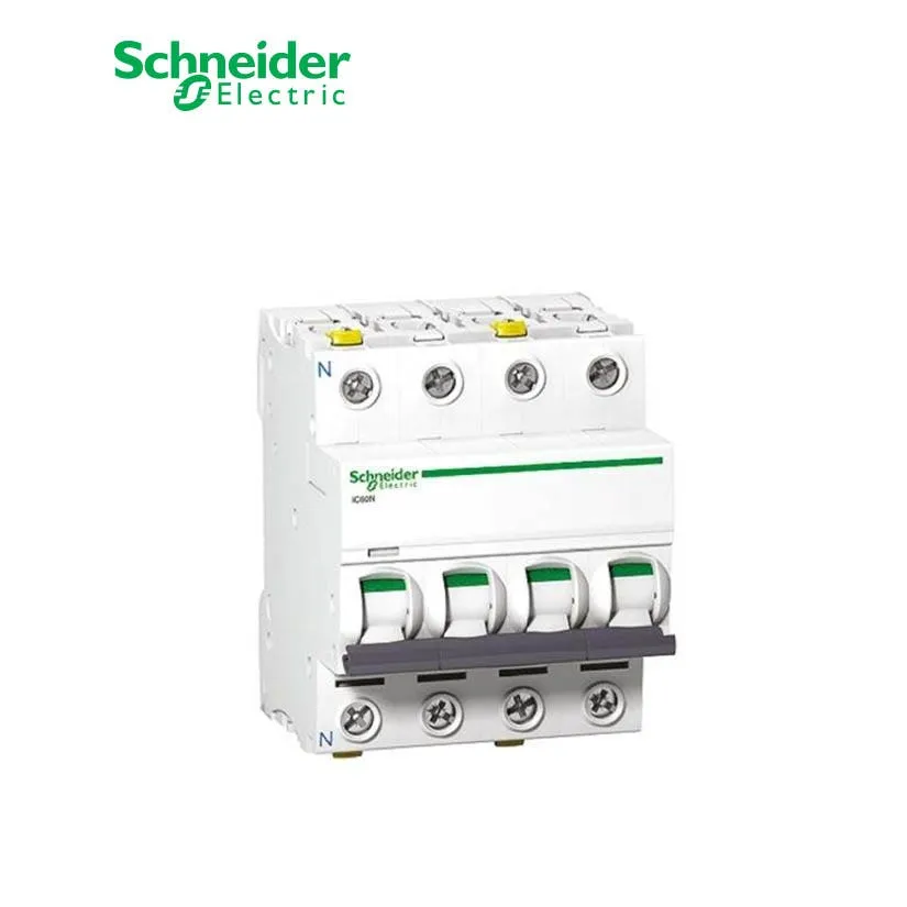 شنايدر - قاطع فرعي 4 خط - 16 أمبير - Acti9 iC60H, 4P, 16A, D Curve