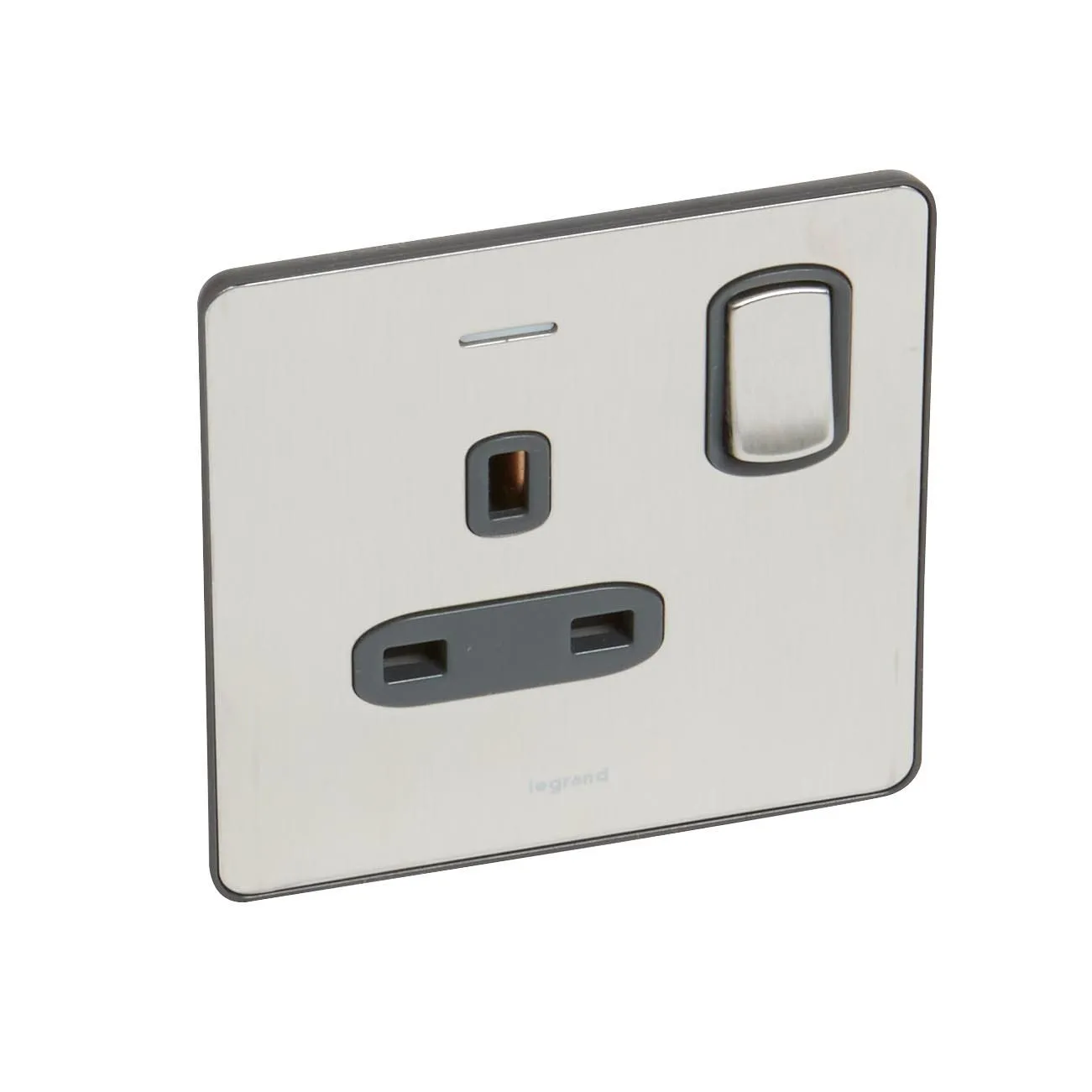 LEGRAND - British Standard Synergy -Double Pole 1 Gang Switch + Led -13 A -250 V~