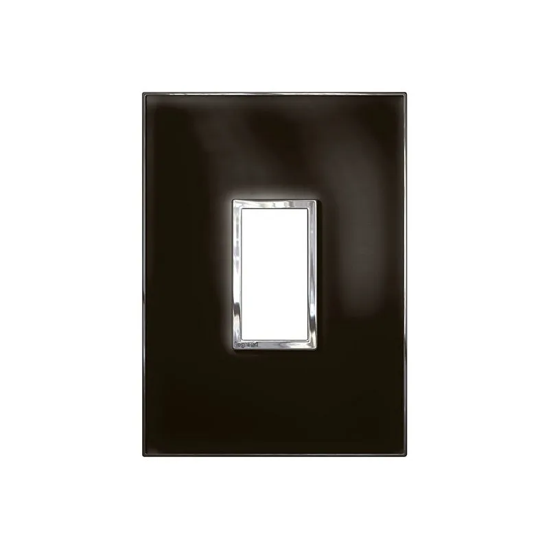ليجراند - لوحة Arteor، إيطالية/أمريكية، 1 موديول، مربع، عمودي، 2"x4"، Mirror Black