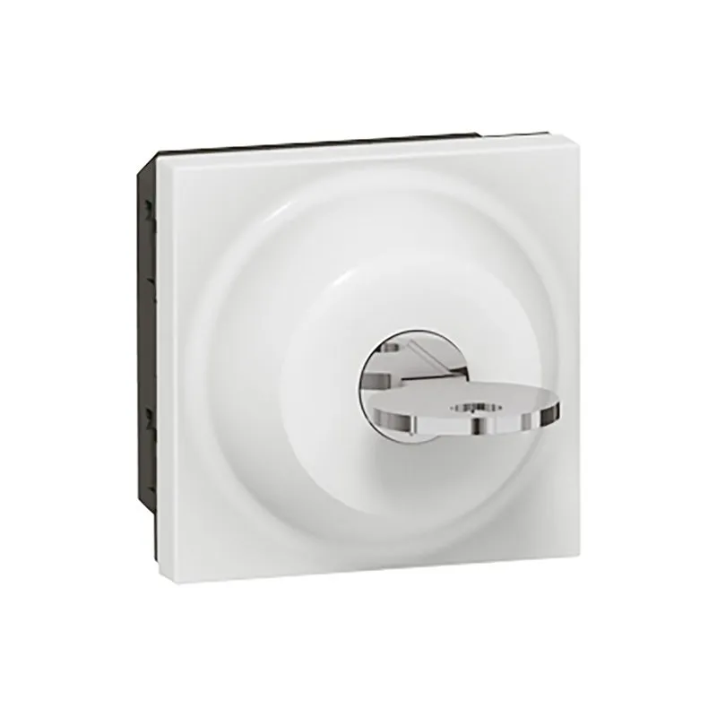 ليجراند - مفتاح بطاقة Mosaic، 2 وضعيات، مفتاح Ronis، 2 موديول، 6A، 250V، White