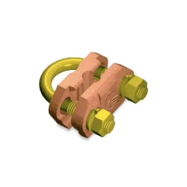 BAHRA EARTHING - U-Bolt Rod to Cable Clamp, 50-150 Sq.mm