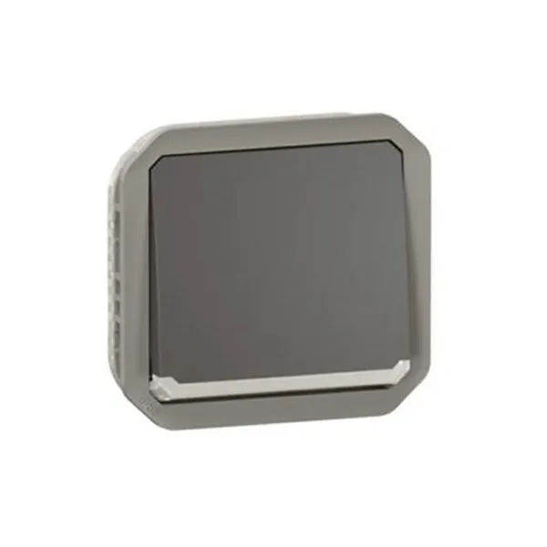 ليجراند - مفتاح Plexo، IP55، فتحة،خط 2 + مؤشر، 10A 250V، آلية، أنثراسايت