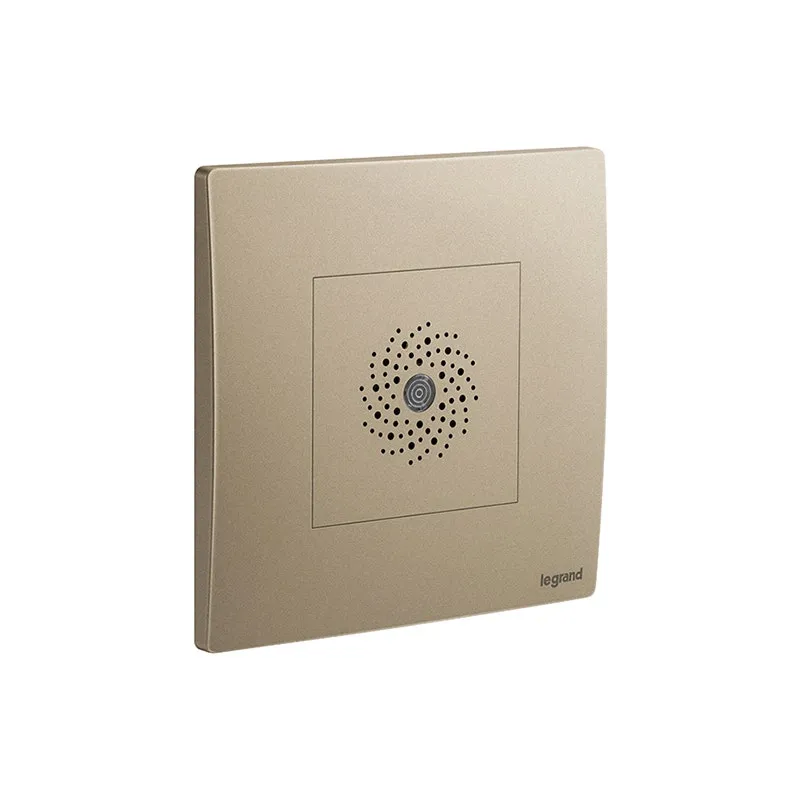 LEGRAND - Sound Light Detector Mallia Senses, without Neutral, 1 Gang, 200W, Dark Bronze