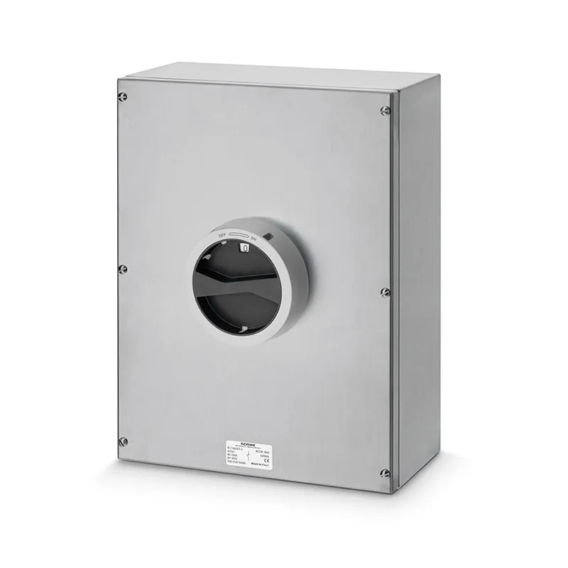 SCAME - Enclosed Switch Disconnector, AC22A, 125A, 3P+SN, IP65, 300x400x150mm, Y5, IK10, General, Grey/Black, SN (Solid Neutral)