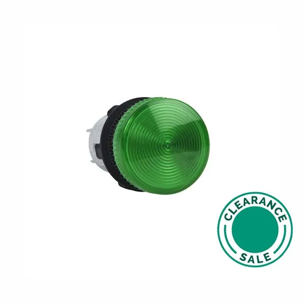 لمبة بيان، 230V، مباشر، أخضر، BA9