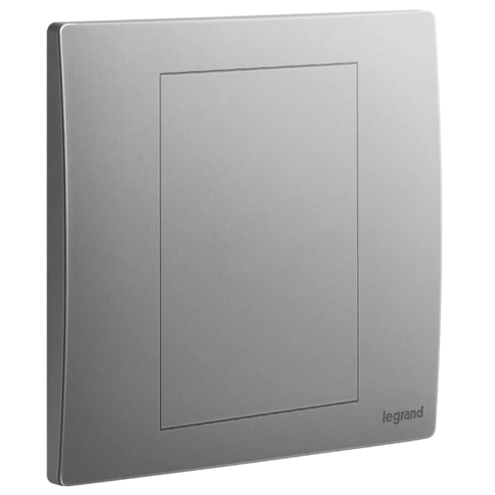 LEGRAND - Blanking Plate Mallia, 1 Gang, Dark Silver