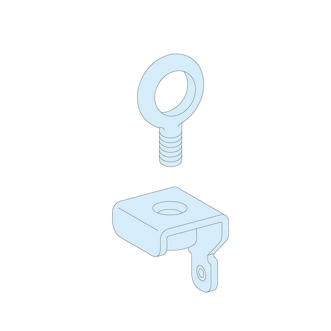 شنايدر - إكسسوار لوحة خدمة - 4 LIFTING RINGS