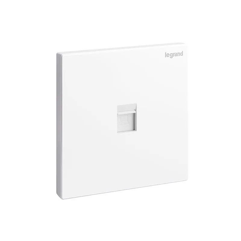 ليجراند - مقبس RJ45 مفرد Galion, Cat. 6 UTP, 1 Gang, White