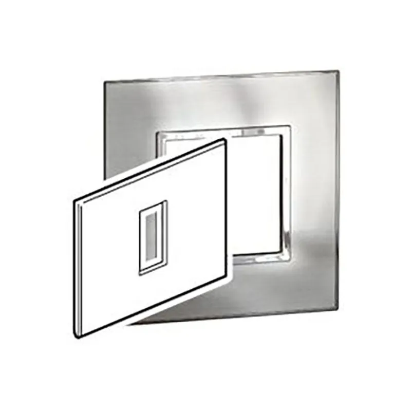ليجراند - لوحة Arteor، إيطالية/أمريكية، 1 موديول، مربع، 2''x4''، Graphite