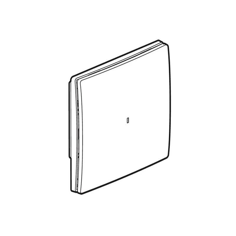 LEGRAND - Wired Light Switch Mallia Senses, 1 Gang without Neutral, Dark Silver