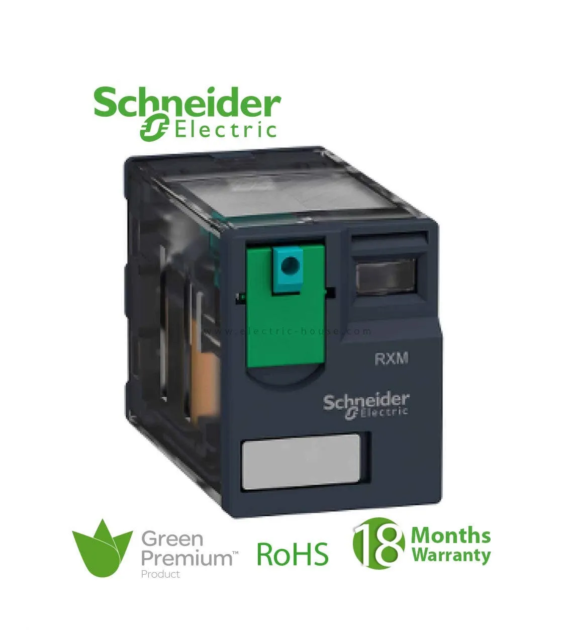 شنايدر - قاطع تحكم - Zelio RXM 4 C/O 24 V DC 6 A With Led