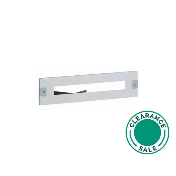Metal Faceplate, XL³4000 or XL³800, 1/4 Turn, H= 150mm, 24 Modules