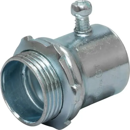 EMT Connector Set Screw Type UL Steel 3/4" TTC
